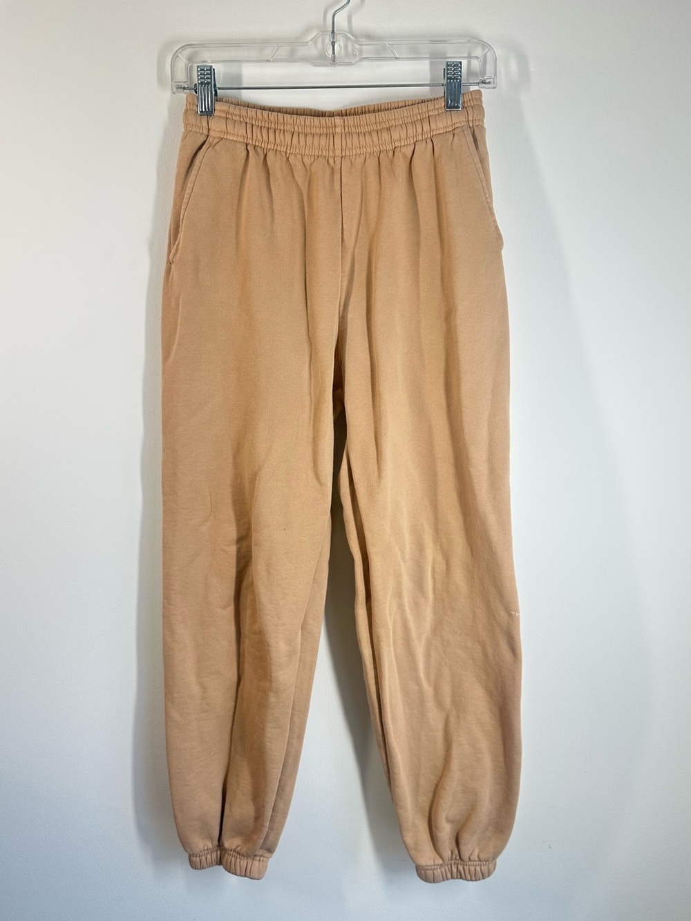 The Super Fleece Beige Cotton Lounge Joggers | 2XS
